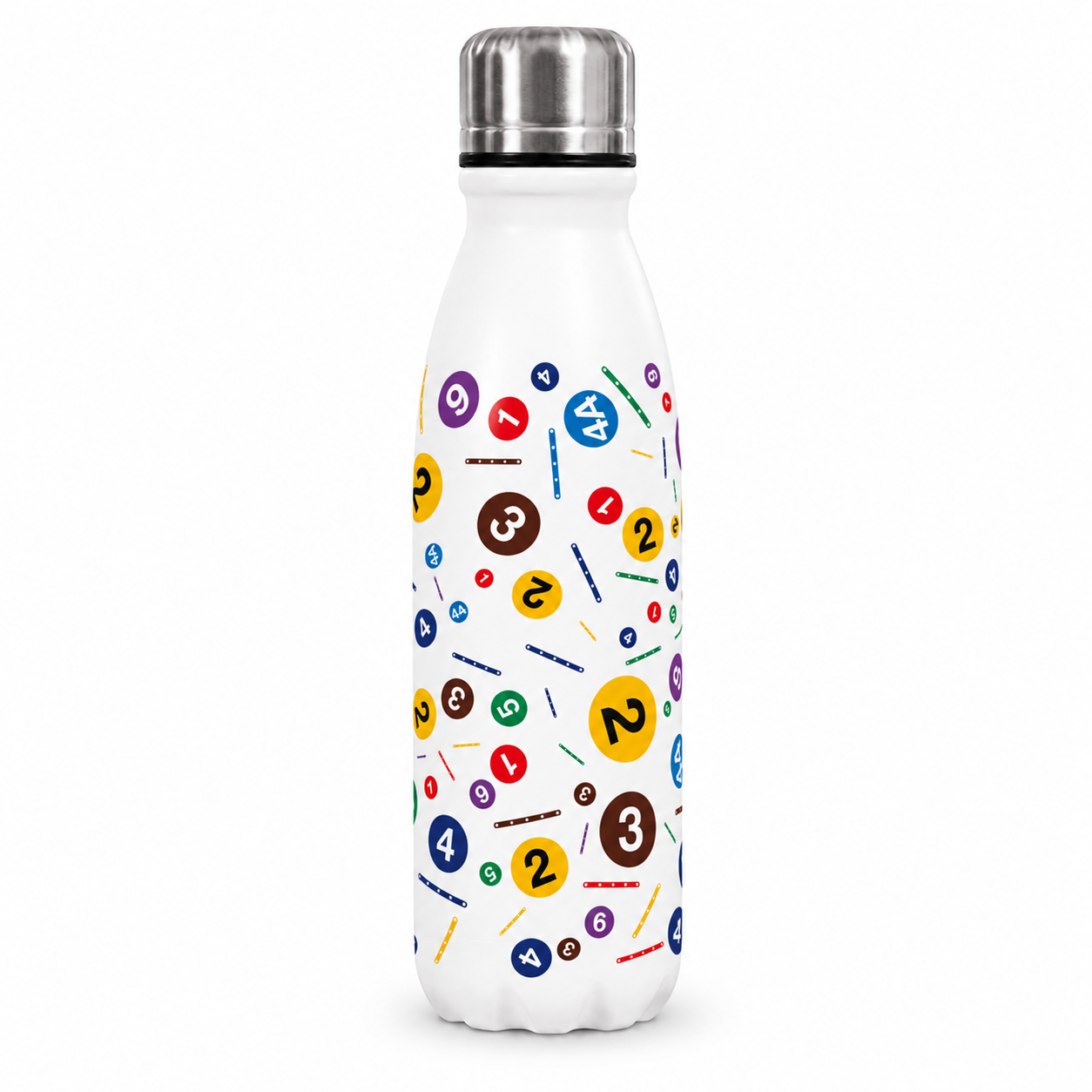 BOTELLA LÍNEAS METRO COLORES