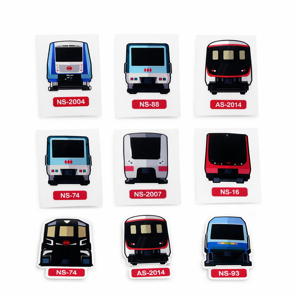 STICKERS PERSONALIZADO VAGONES DE METRO