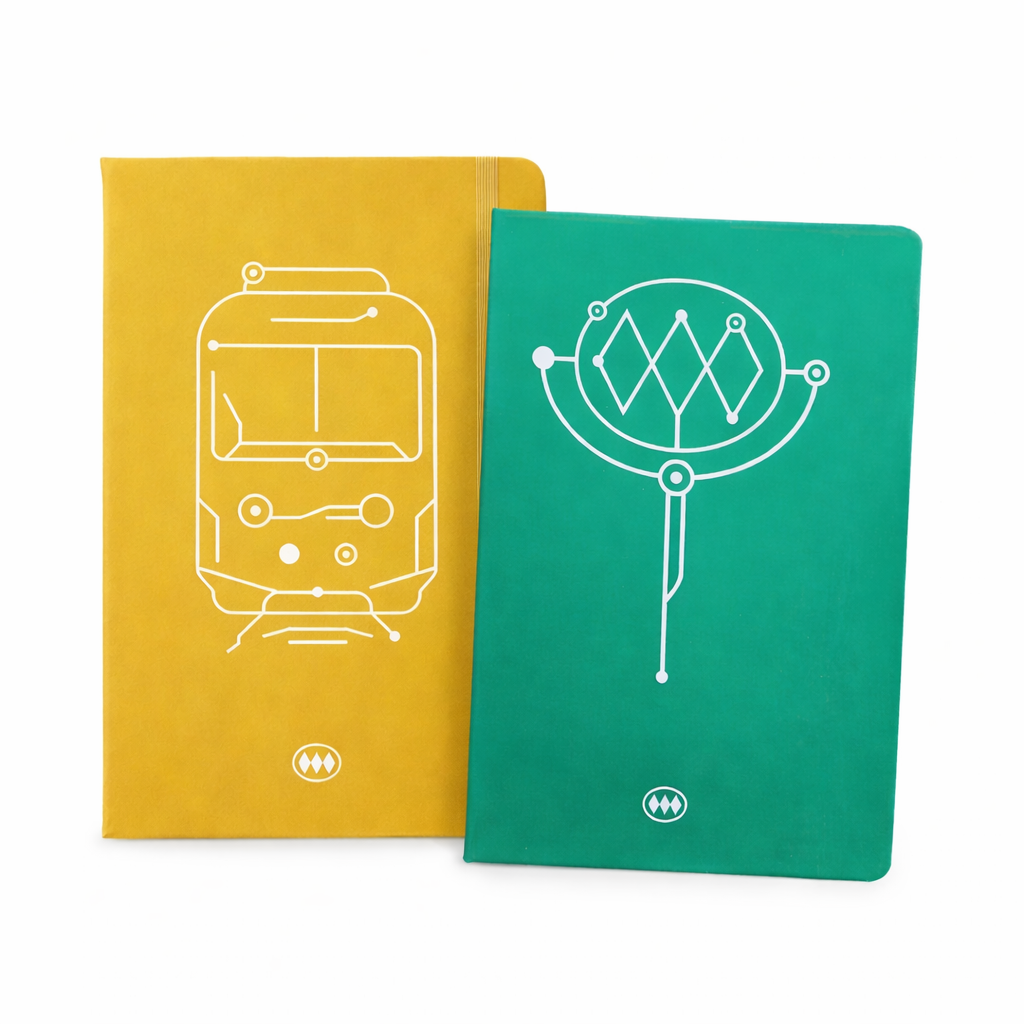 PACK 2 LIBRETAS AMARILLA Y VERDE DE METRO