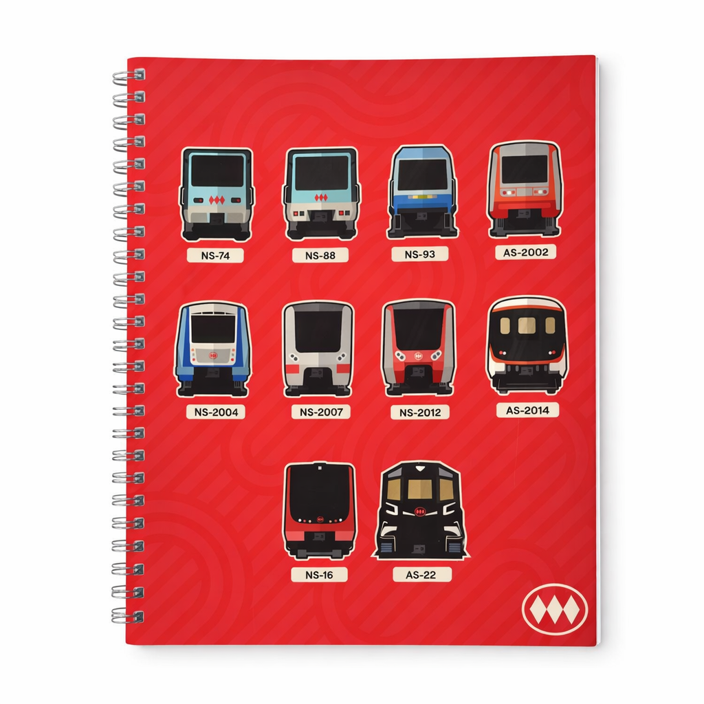 CUADERNO VAGONES DE METRO