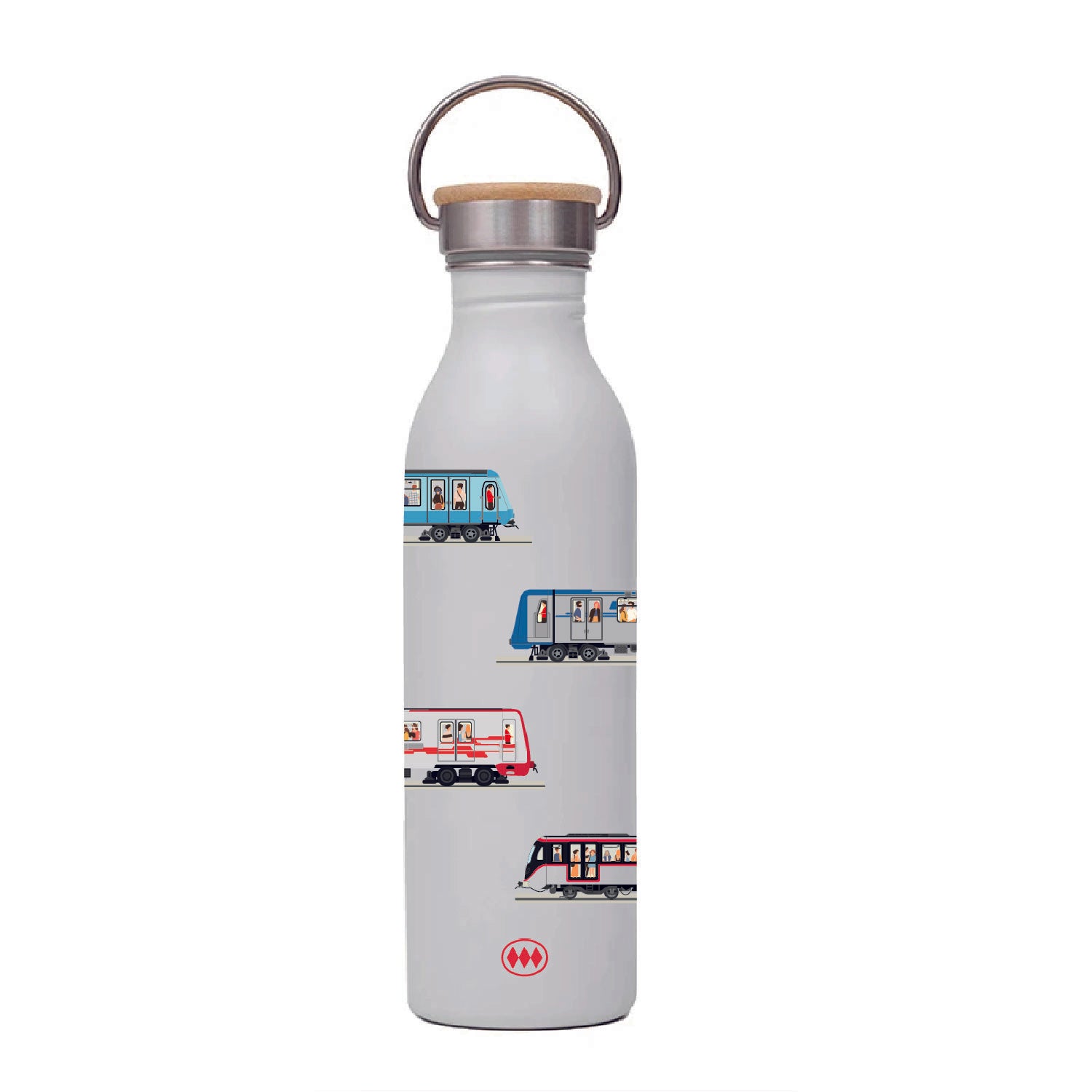 Botella de Agua – Línea Tren Cinco Diseños