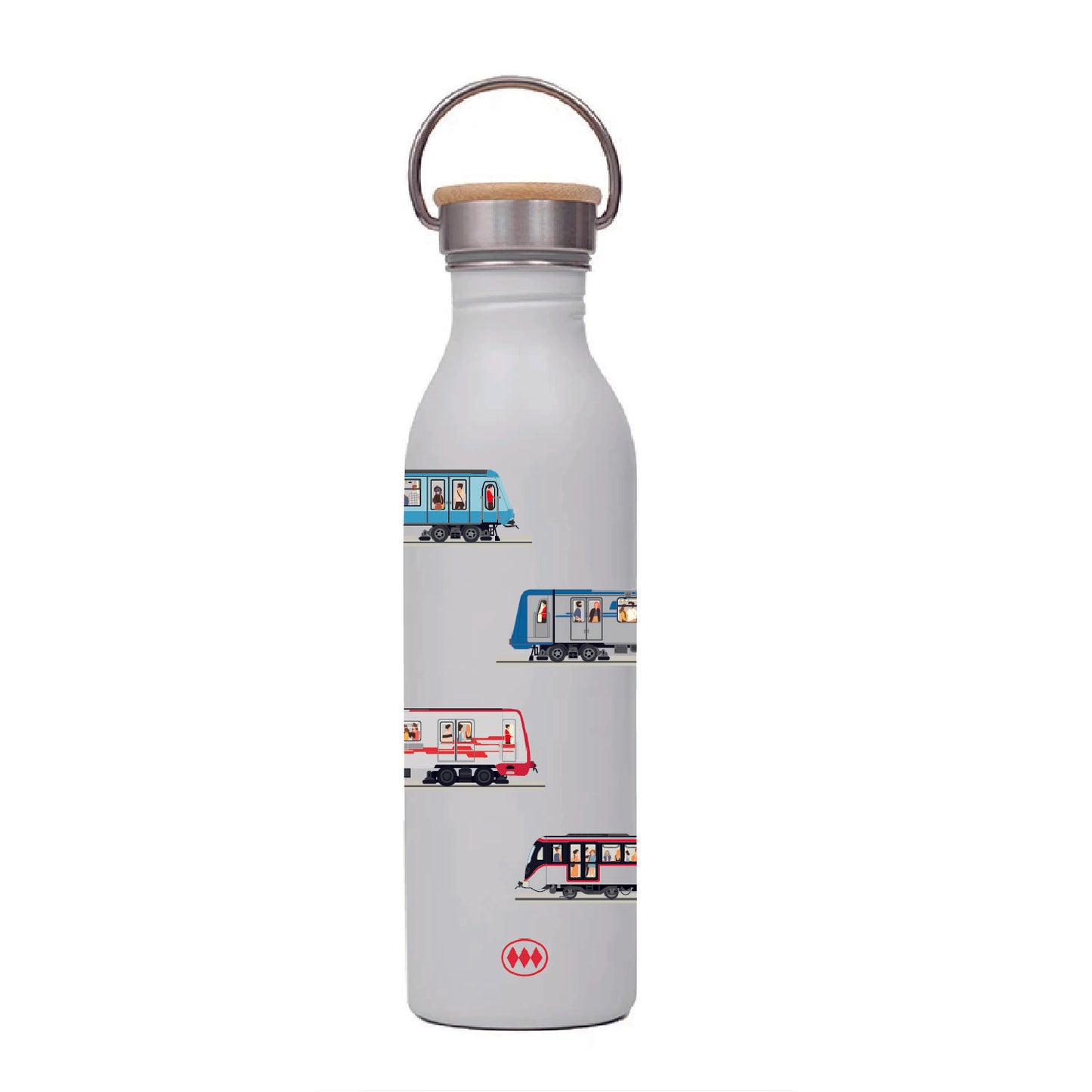 Botella de Agua – Línea Tren Cinco Diseños