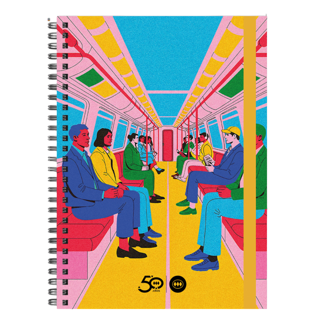 CUADERNO LÍNEA 50 AÑOS EDICIÓN ILUSTRACIÓN