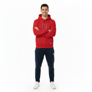POLERÓN ROJO HOODIE LÍNEA METRO