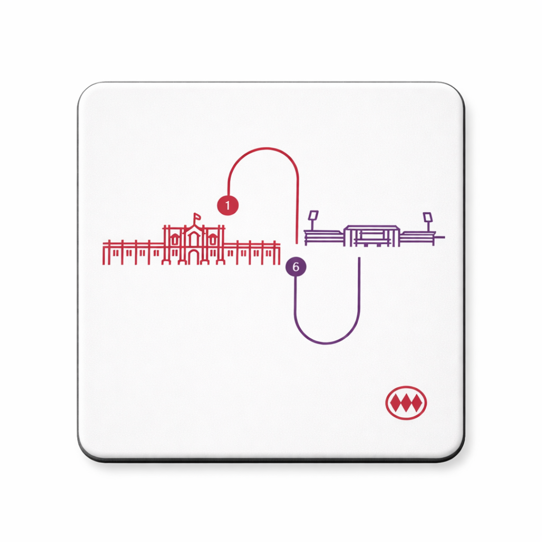 SET POSA VASOS RECORRIDO MONEDA COSTANERA (2 unidades)