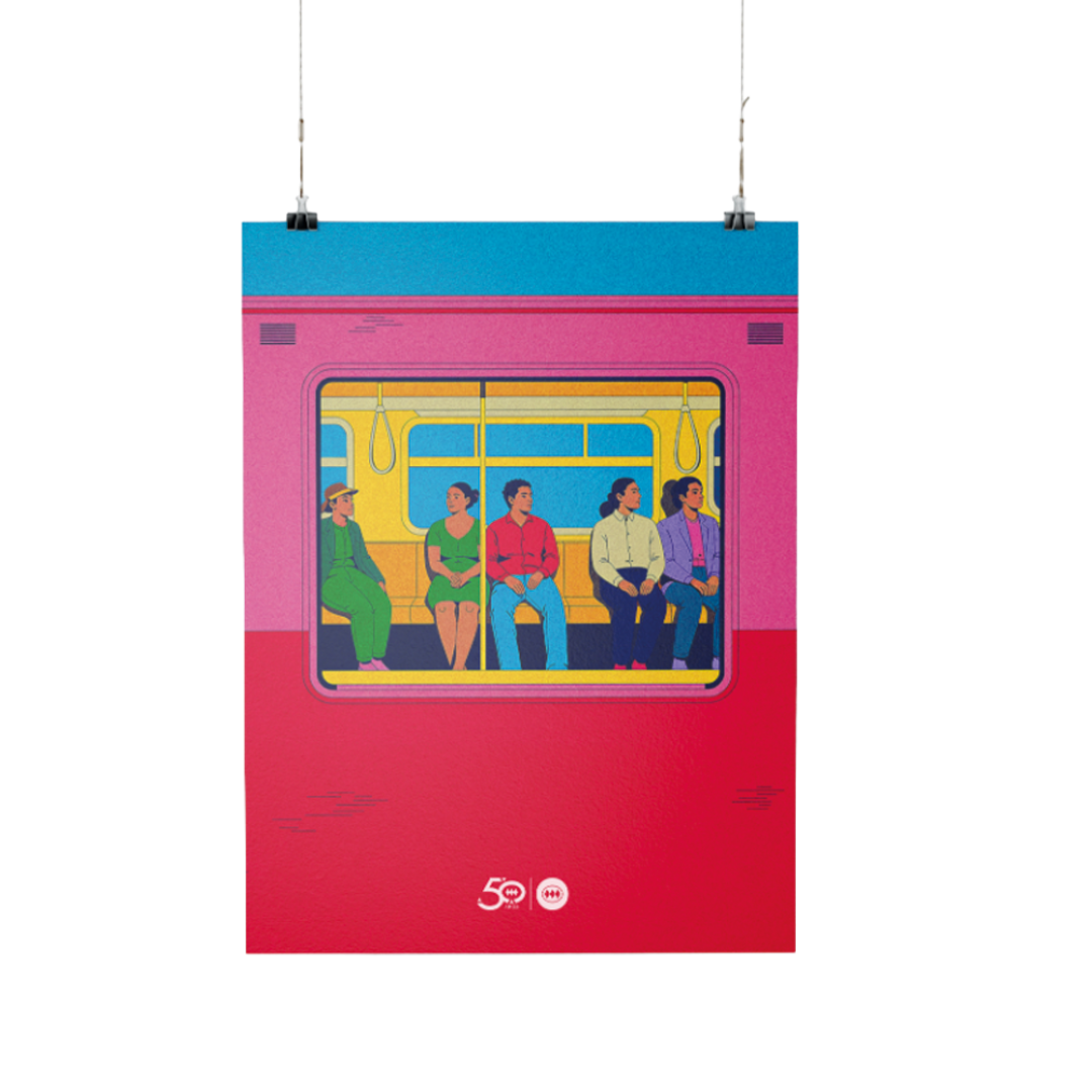 POSTER LÍNEA 50 AÑOS EDICIÓN ILUSTRACIÓN