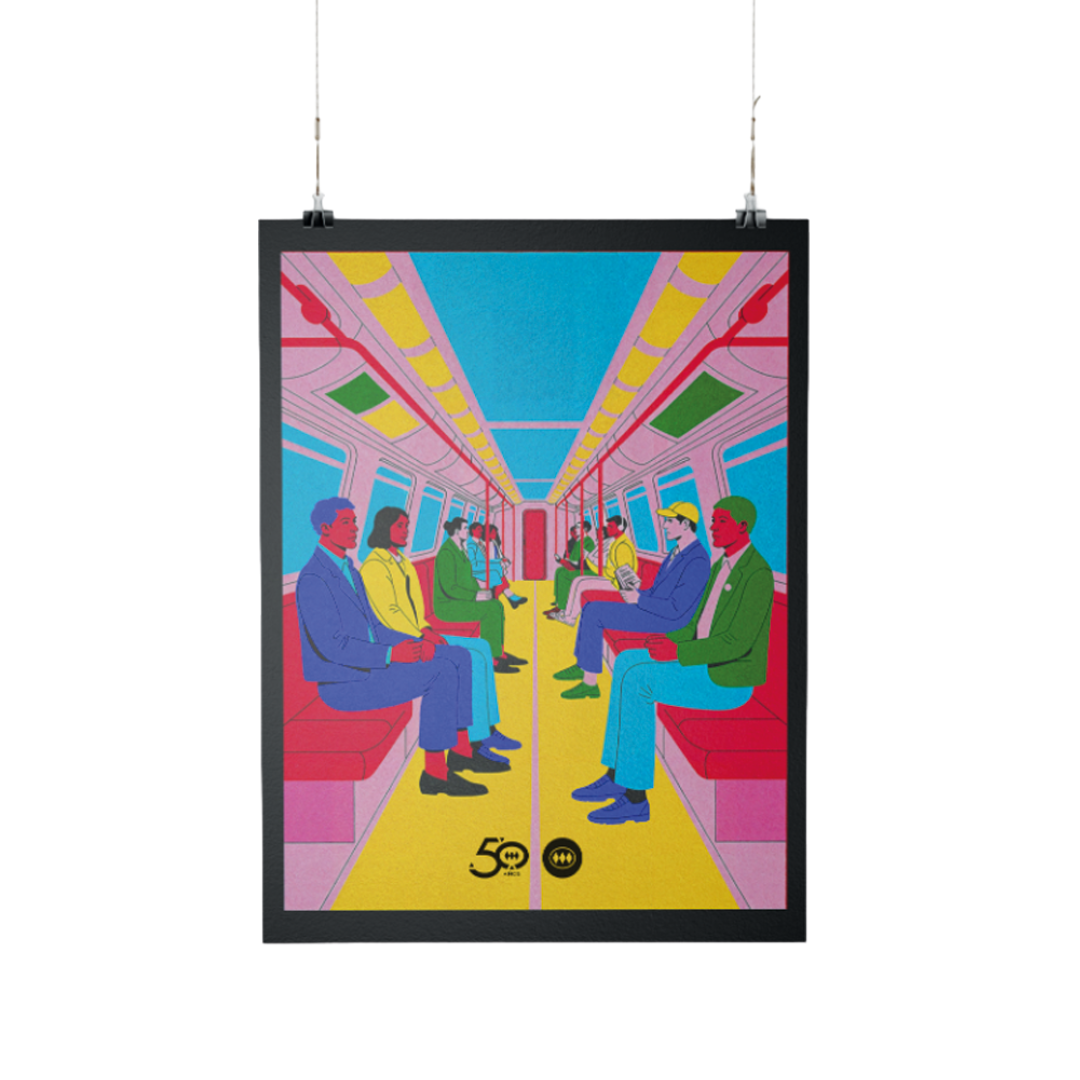 POSTER LÍNEA 50 AÑOS EDICIÓN ILUSTRACIÓN