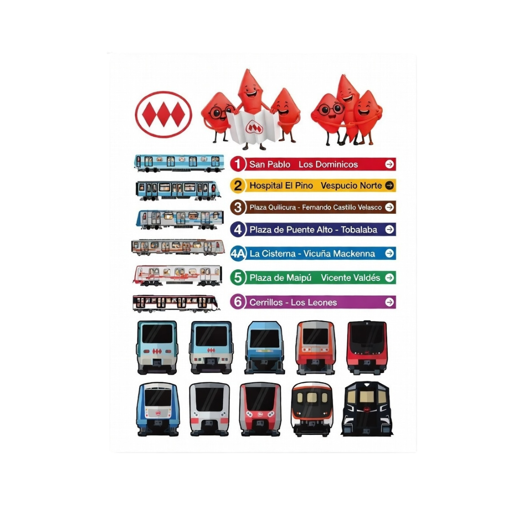 STICKERS DE METRO